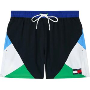 Tommy Hilfiger, Badkleding, Heren, Veelkleurig, XL, Nylon, Heren Boxer Zwemkleding Nylon