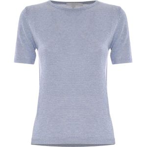 Kocca, Truien, Dames, Blauw, XL, Rondgebreide trui