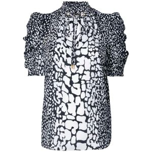 Michael Kors, Blouses & Shirts, Dames, Zwart, S, Blouse overhemd