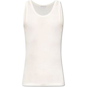 Hanro, Tops, Heren, Beige, S, Wol, Wollen top