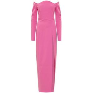 Monot, Kleedjes, Dames, Roze, XS, Off Shoulder Jurk