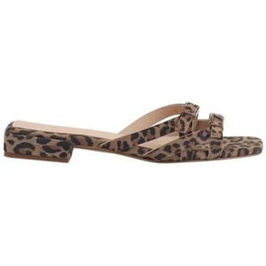 March23, Schoenen, Dames, Bruin, 38 EU, Jules Leopard