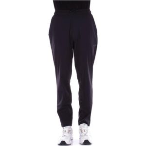 Costume National, Broeken, Heren, Zwart, 2Xl, Zwarte CNC Broek Logo Zijzakken