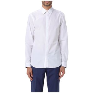 Paul Smith, Overhemden, Heren, Wit, L, Katoen, Klassiek katoenen overhemd voor mannen