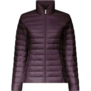 Jott, Jassen, Dames, Paars, S, Leer, Stijlvolle Winterjas