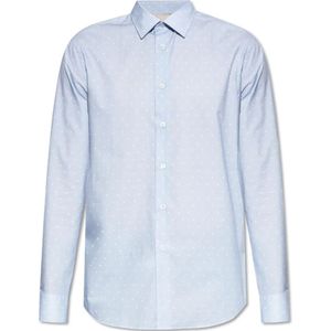 Paul Smith, Overhemden, Heren, Blauw, L, Katoen, Overhemd met stippenpatroon