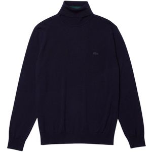Lacoste, Truien, Heren, Blauw, L, Blauwe Sweatshirt voor Mannen