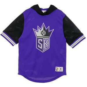 Mitchell & Ness, Sport, Heren, Veelkleurig, L, Polyester, NBA Buzzer Beater Mesh Hoody