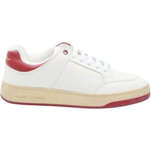 Saint Laurent, Schoenen, Heren, Wit, 41 EU, Leer, Sl/61 Sneakers