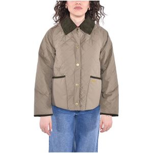 Barbour, Jassen, Dames, Groen, M, Polyester, Gewatteerde Anise Jas
