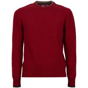 Gallo, Truien, Heren, Rood, M, Rode heren ronde hals