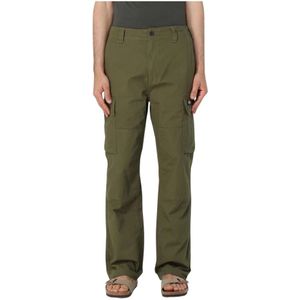 Dickies, Broeken, Heren, Groen, W29, Katoen, Cargo Broek Klassiek Beige
