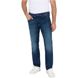 Mac, Jeans, Heren, Blauw, W32 L32, Denim, Arne Alpha Denim Jeans