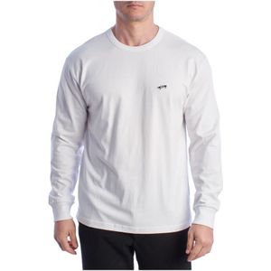 Vans, Tops, Heren, Wit, M, Katoen, Lange Mouw Skate Tee