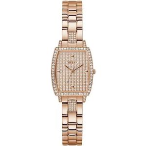 Guess, Accessoires, Dames, Roze, ONE Size, Multicolor Roestvrijstalen Kwarts Analoge Horloge