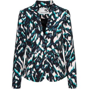 &Co Woman, Jassen, Dames, Veelkleurig, XS, Polyester, Tailored Blazer Mineral