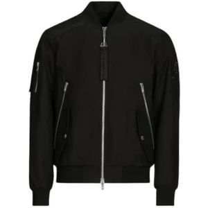 Moose Knuckles, Jassen, Heren, Zwart, S, Courville Bomber Zwart