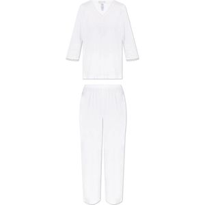 Hanro, Nachtkleding & Lounge, Dames, Wit, XS, Katoen, Pyjama Anouk