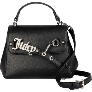 Juicy Couture, Tassen, Dames, Zwart, ONE Size, Leer, Alice S. Flap Tas PU Zwart