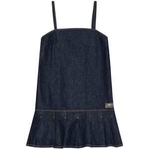 Ganni, Tops, Dames, Blauw, XS, Denim, Blauwe Denim Slip-On Jurk