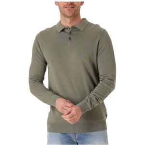 Saint Steve, Tops, Heren, Groen, XL, Groene Polo Shirt voor Mannen
