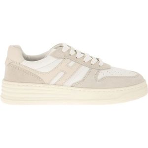 Hogan, Schoenen, Dames, Beige, 41 EU, Leer, H630 Sneakers
