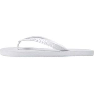 Jack & Jones, Schoenen, Heren, Wit, 44 EU, Witte Teenslippers met Open Neus