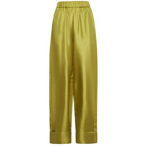 Blanca Vita, Broeken, Dames, Groen, S, Elegante Broek