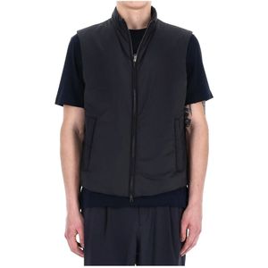 Herno, Jassen, Heren, Blauw, XL, Nylon, Blauw Nylon Vest Lichtgewicht