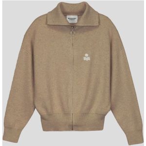 Isabel Marant Étoile, Truien, Dames, Bruin, XS, Stijlvolle Breisels voor Vrouwen