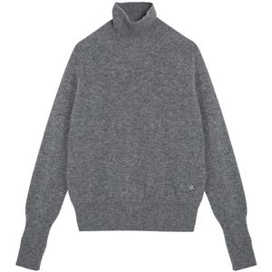 Victoria Beckham, Truien, Dames, Grijs, M, Trui met Sweetheart Halslijn