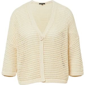 Comma, Truien, Dames, Beige, L, Katoen, Gebreid Vest