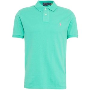 POLO Ralph Lauren Slim Fit Polo met Logo Sunset Green