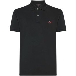 Peuterey, Tops, Heren, Zwart, S, Sportieve Heren Polo Shirt