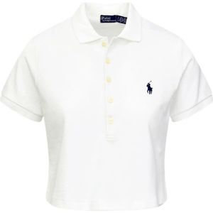 Ralph Lauren, Tops, Dames, Wit, M, Katoen, Wit