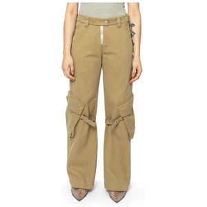 Acne Studios, Broeken, Dames, Beige, M, Bomber Puffer Jas in Gewassen Zwart