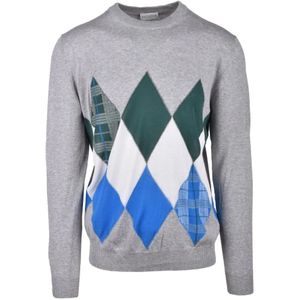Ballantyne, Truien, Heren, Grijs, L, Katoen, Maglia