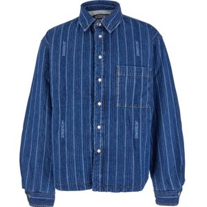 Jacquemus, Overhemden, Heren, Blauw, M, Baker Shirt