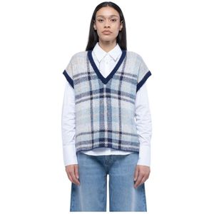 John Richmond, Truien, Dames, Veelkleurig, XL, Wol, Gebreid Vest
