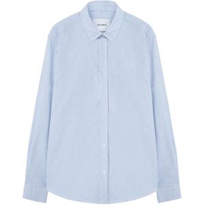 Les Deux, Overhemden, Heren, Blauw, M, Katoen, Blauwe Button-Down Overhemd
