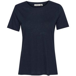 InWear, Tops, Dames, Blauw, XS, Linnen, Marineblauwe T-shirt Top