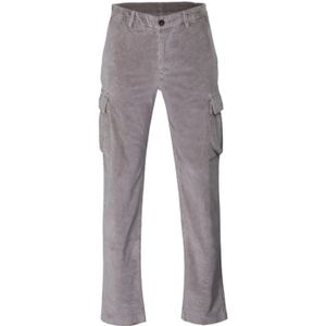 Moorer, Broeken, Heren, Beige, M, Katoen, Brody-Vll