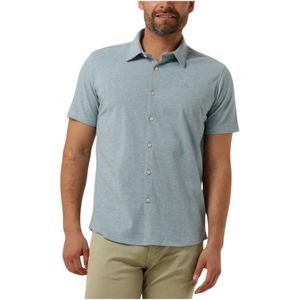 Dstrezzed, Overhemden, Heren, Blauw, S, Katoen, Casual Blauw Overhemd