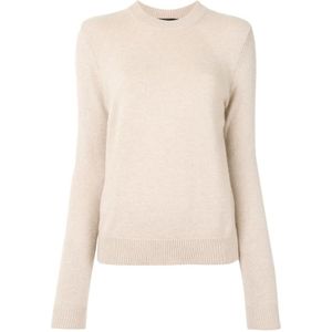 Proenza Schouler, Truien, Dames, Beige, M, Kasjmier, Beige Kasjmier Trui