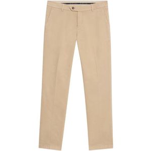 Brooks Brothers, Broeken, Heren, Groen, W32, Katoen, Military Stretch Katoenen Chino`s