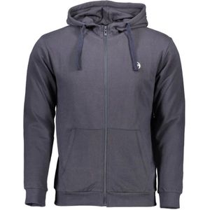 Sergio Tacchini, Sweatshirts & Hoodies, Heren, Blauw, S, Katoen, Blauwe Katoenen Heren Trui