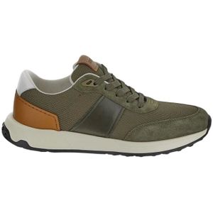 Tod's, Schoenen, Heren, Groen, 45 EU, Leer, Leren hardloopschoen
