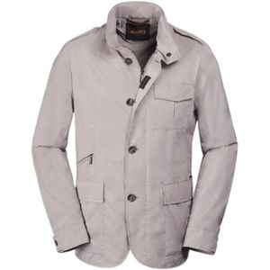 Moorer, Jassen, Heren, Beige, XS, Saharaanse jas met opgestikte zakken