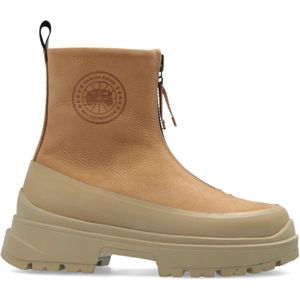 Canada Goose, Schoenen, Dames, Beige, 37 EU, Suède, Suede Boots Kya