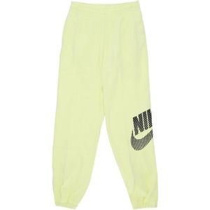 Nike, Broeken, Dames, Groen, L, Katoen, Dance Fleece Lichtgewicht Trainingsbroek